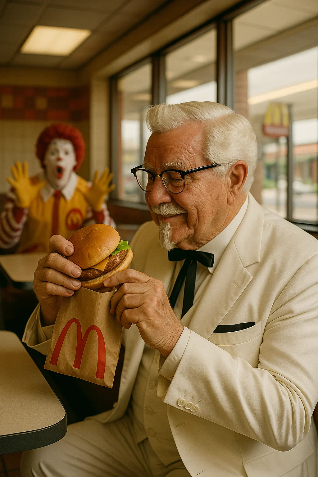 Cuando el Coronel visita a Ronald! 